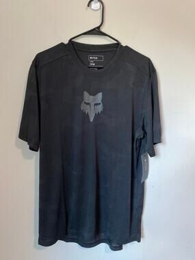 New Fox Racing Ranger TruDri MTB Jersey Black Men’s Size Large